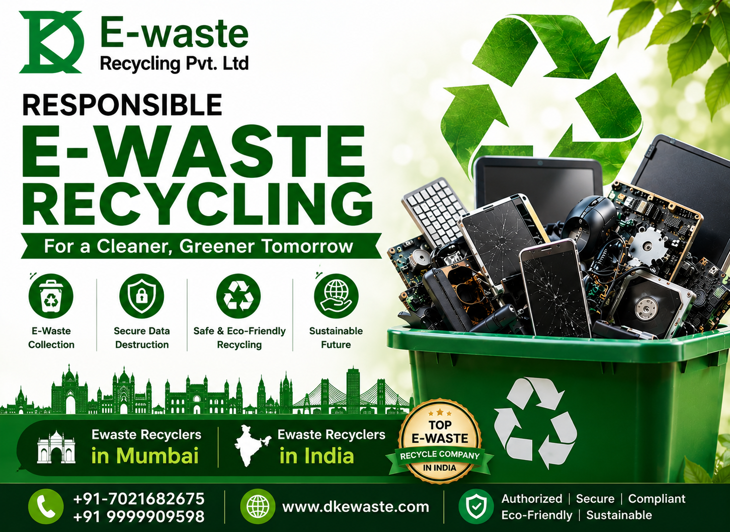 Top E waste Recyclers in Mumbai & India DK E-Waste