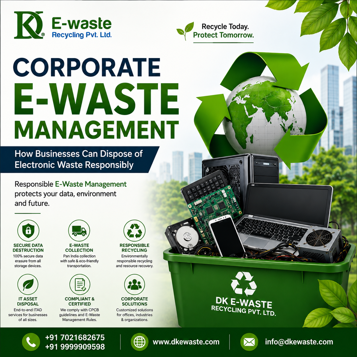 Corporate E-Waste Management: How Businesses Can Dispose of Electronic Waste Responsibly