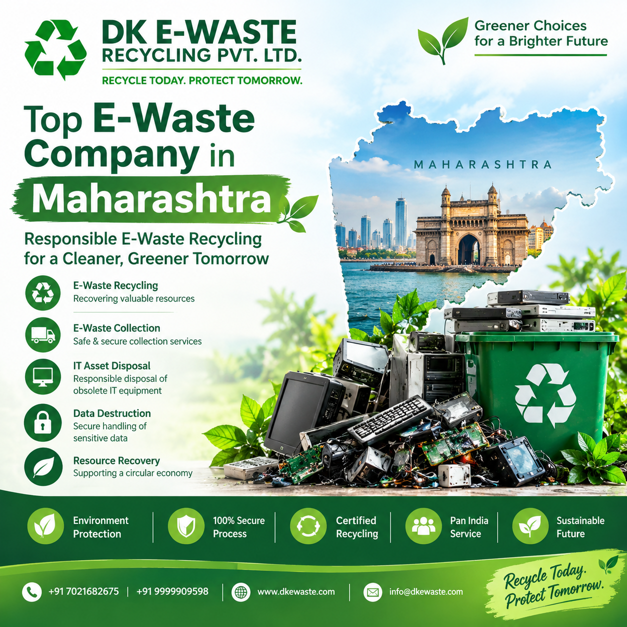 Top E-Waste Company in Maharashtra: Responsible E-Waste Recycling Solutions by DK E-Waste