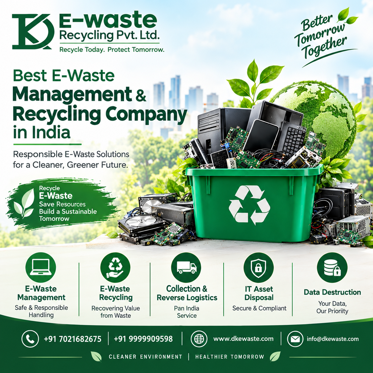 DK E-Waste: Best E-Waste Management and Recycling Company in India