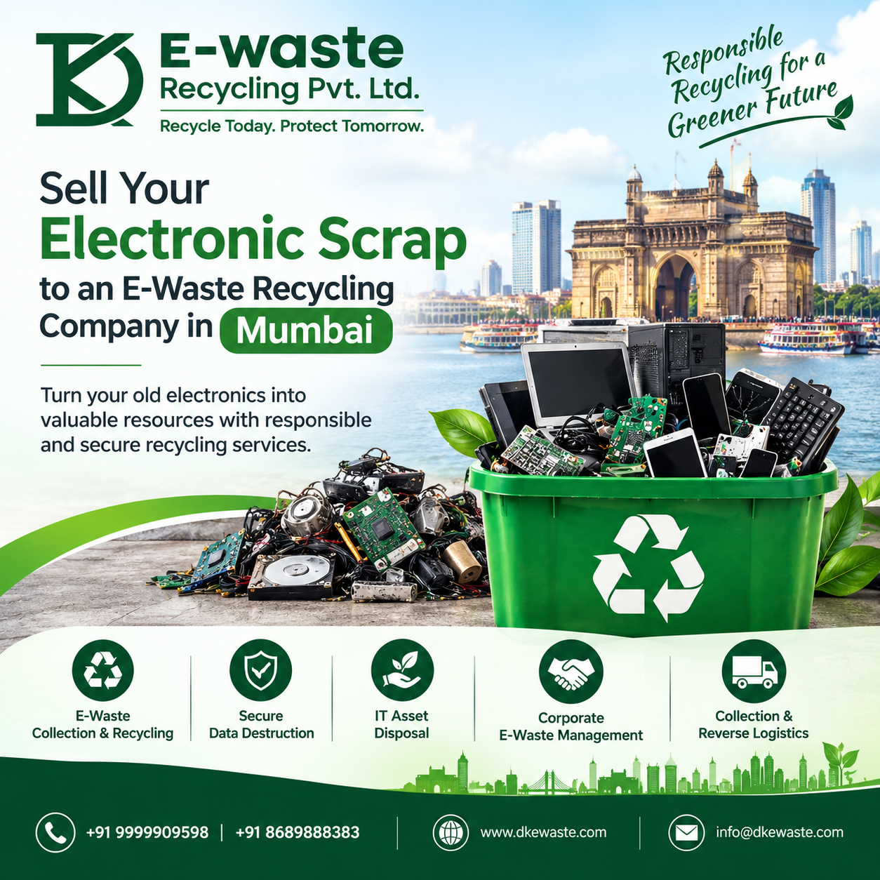 Sell Your Electronic Scrap to an E-Waste Recycling Company in Mumbai