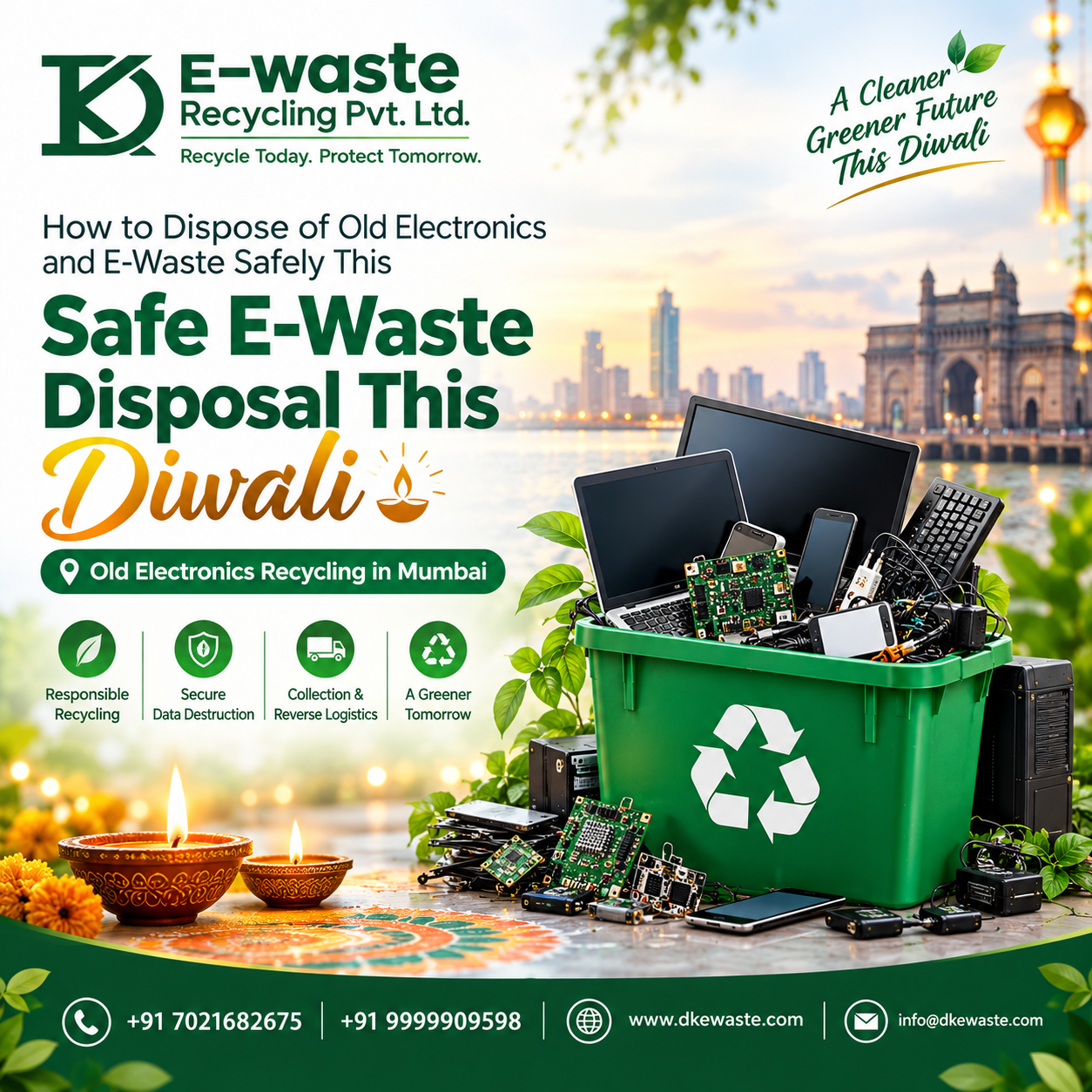 How to Dispose of Old Electronics and E-Waste Safely This Diwali in Mumbai